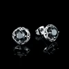 New Classic stainless steel men Ear studs  sunshine boy personality Ear Jewelry Round shape Zircon Earring For male Holiday gift 1