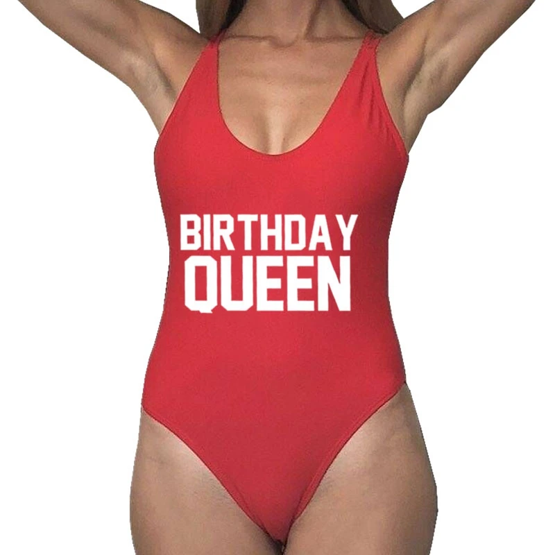 birthday queen bathing suit