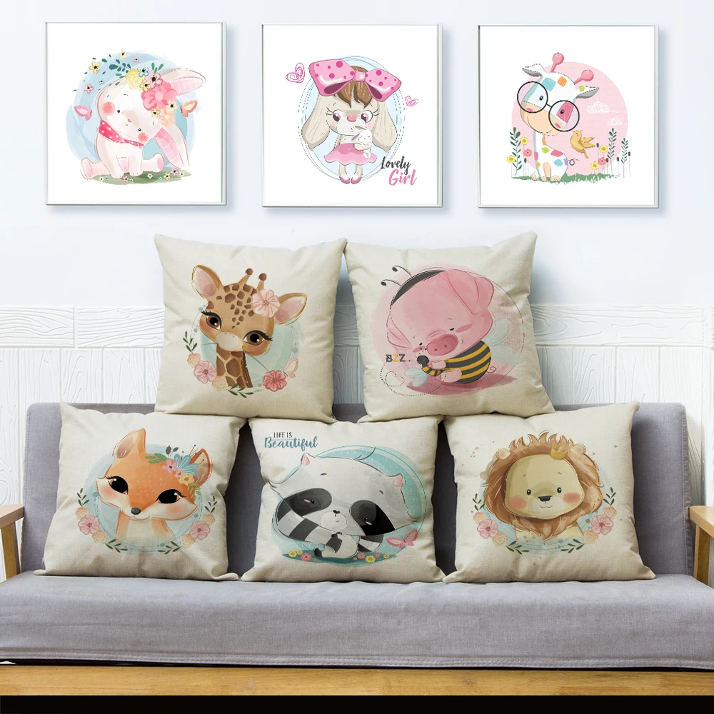 Чехол для подушки с Северными мотивами детской комнаты диван домашний декор