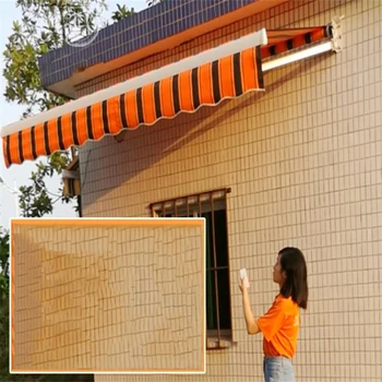 

3*2.5m Electric remote Outdoor Gazebos retractable canopy Telescopic sheds Waterproof awning