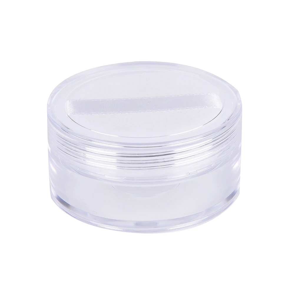 Горячая Распродажа 3 шт./компл. пустая 12 мл пудреница компактный с сеткой сито буфами на рукавах Jar Контейнер для упаковки сыпучих коробки для тортов и пирожных косметический Чехол