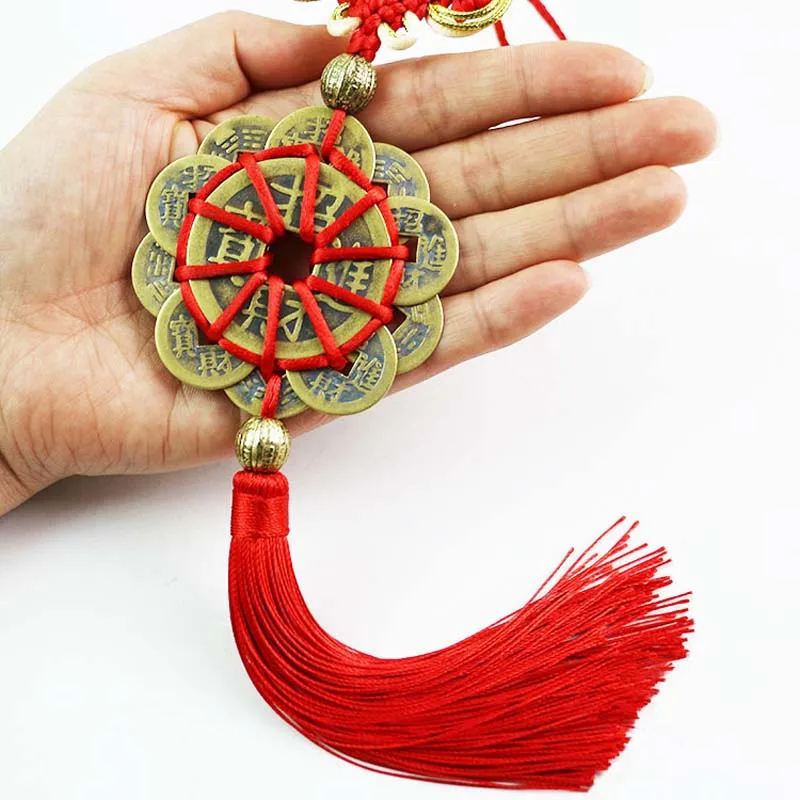 Asia Geomantic omen FENG SHUI master HOME CAR safe Copper mascot Bring good luck money ZHAO CAI JIN BAO Amulet Pendant talisman | Дом и сад