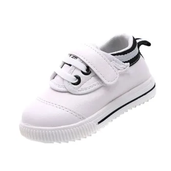 

New Casual Boys Girls Fashion Sneakers Baby Toddler Little Kids Leather Trainers Children School Sport Shoes Soft Running Shoes