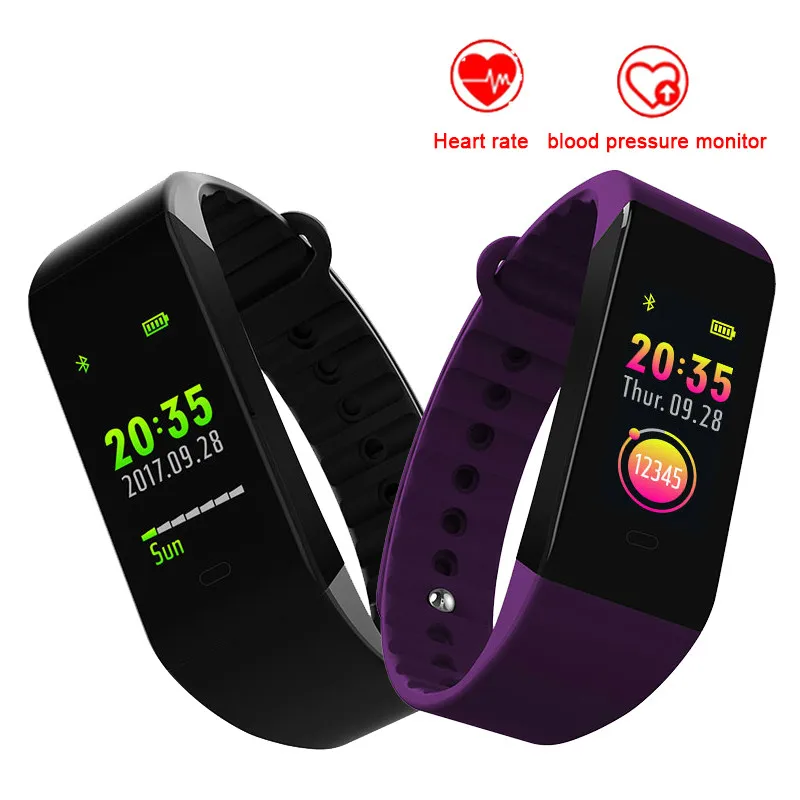 

Color Screen Smart Watch Sport Fitness Bracelet IP68 Waterproof Blood Pressure Oxygen Activity Tracker for Men Women Watches New