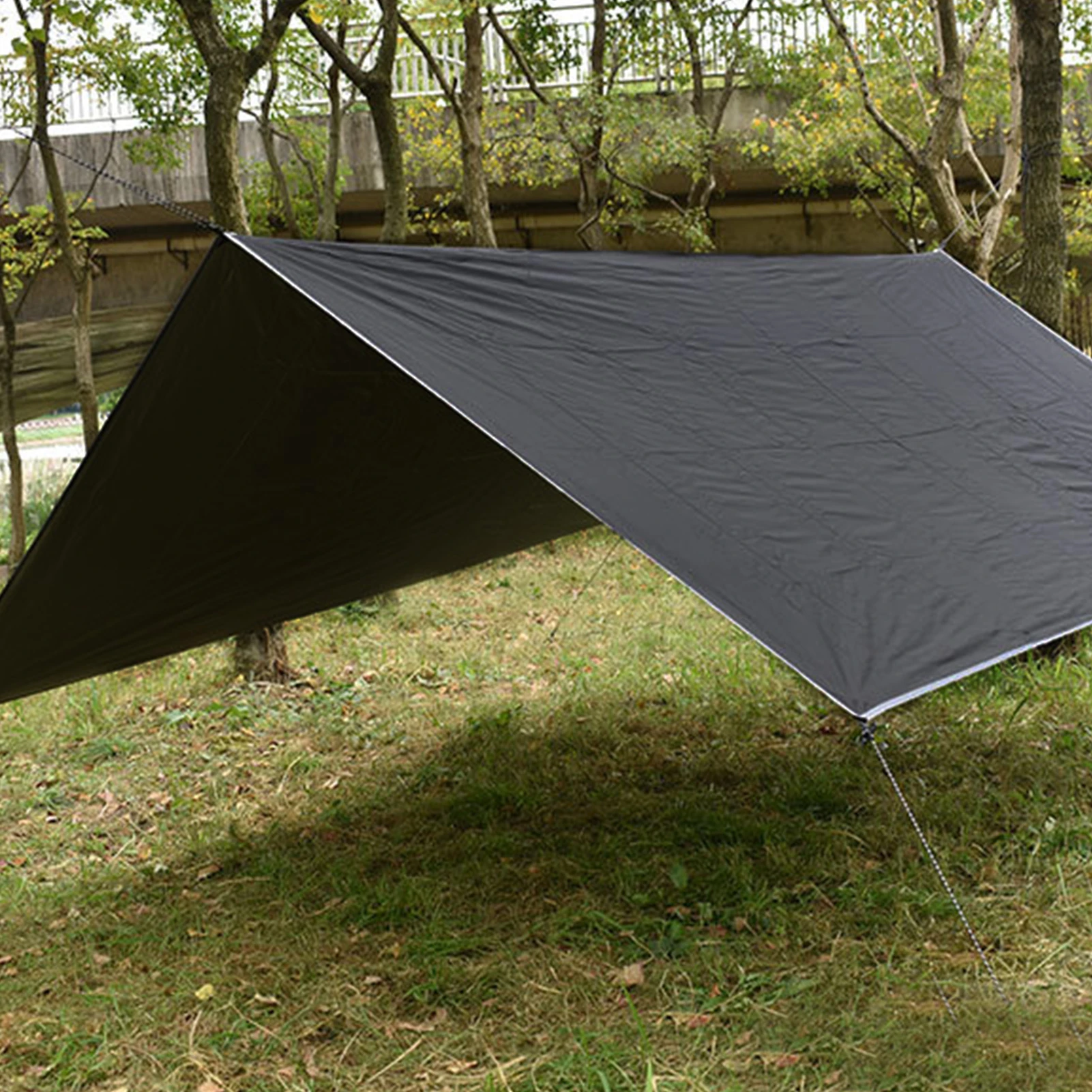 Hammock Shelter Tent Sunshade Outdoor Camping Rainfly Tarp with Stuff Sack