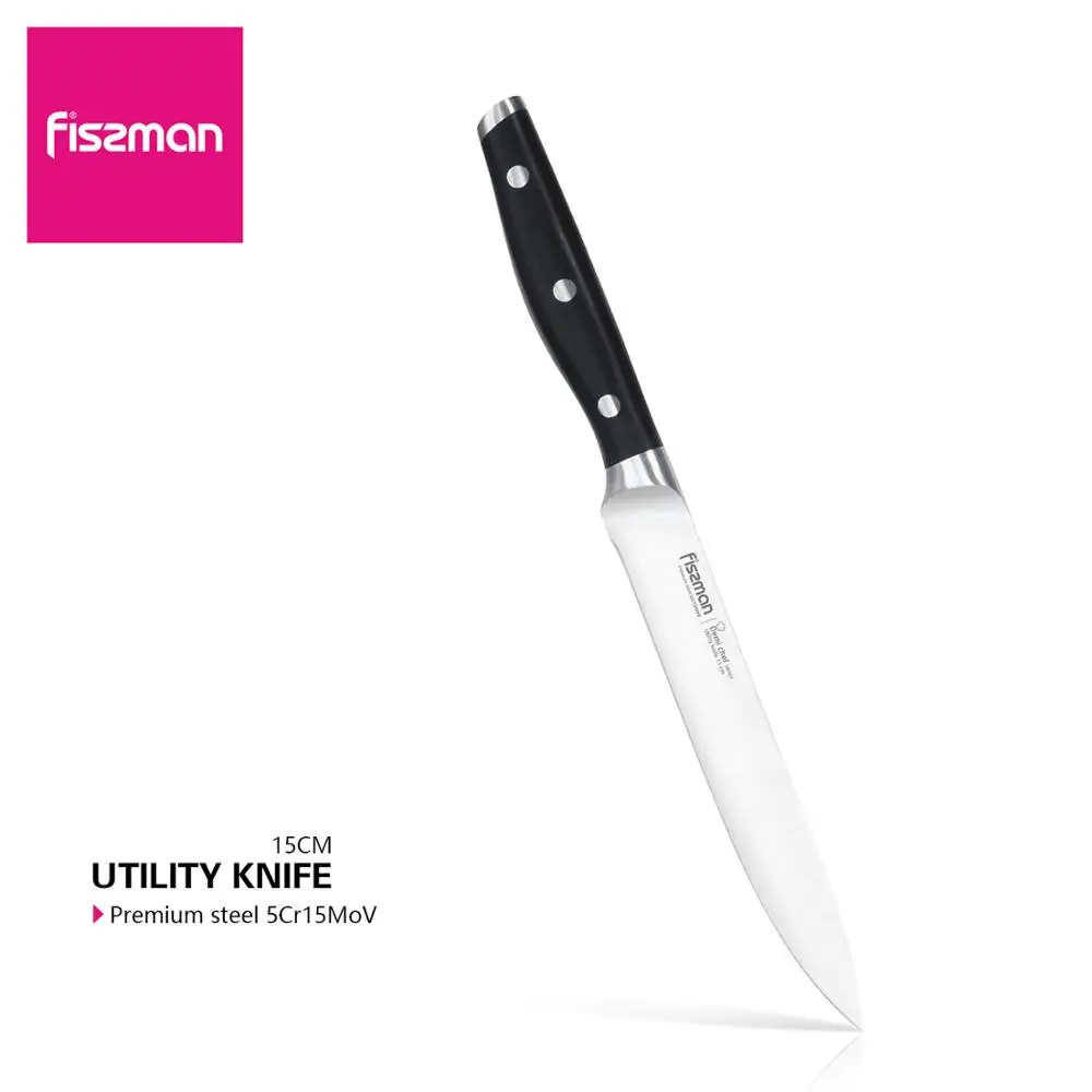 FISSMAN универсальный нож Demi Chef серии немецкие стальные кухонные ножи|Кухонные ножи|