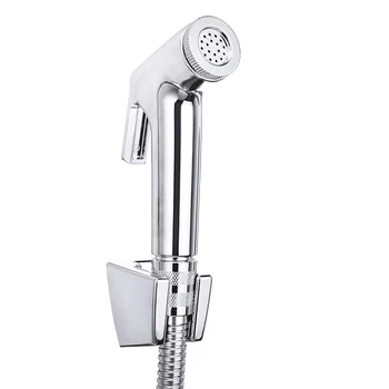 

Handheld Bidet Sprayer Bathroom Chrome Toilet Bidet Faucet Wall Mount Bidet Spray Head Sprayer Set