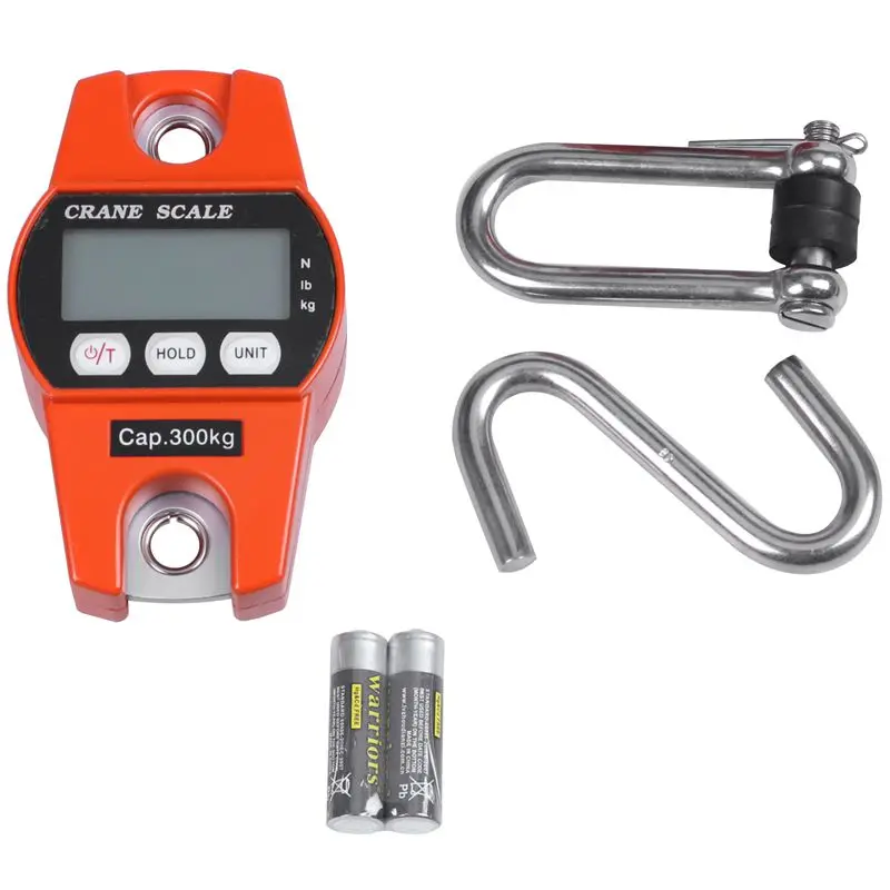 300kg/600lb Mini Industrial Crane Digital Hanging Scale Crane Scale Hook Scale