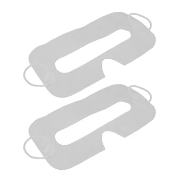 

50pcs Gaming Sweat Absorbing Soft Disposable VR Cover Pad Replacement Parts White Protective Non Woven Fabric For Oculus Quest 2