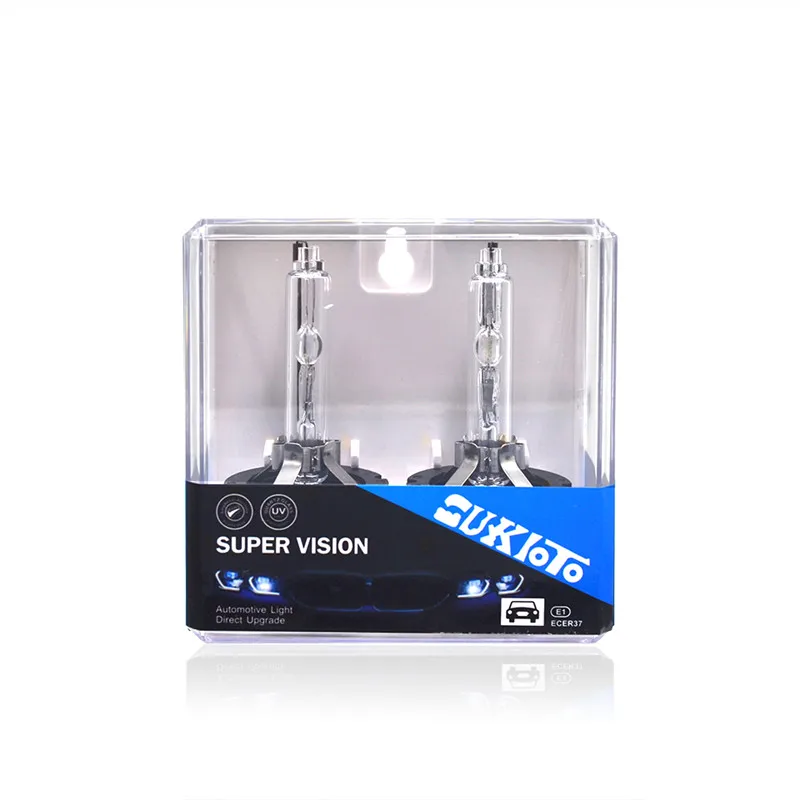 SUKIOTO 2PCS Super Vision Car Light Xenon 55W D1S 6000K HID Bulbs 35W Xenon D2S D3S D4S 4300K 5000K 8000K Auto Headlamp Bulb (2)