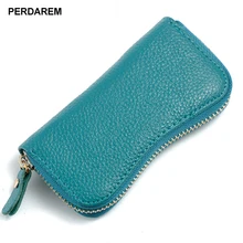 Модная кожаная Автомобильная Сумочка для ключей, новая кожаная сумка для карт, сумка для монет