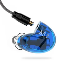 ASY MMCX съемные проводные наушники Динамический HiFi бас монитор dj наушники гарнитура Гибридный сбалансированный арматурный стерео наушники