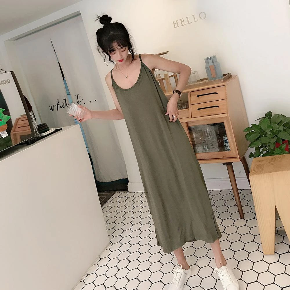 Sexy Modal Spaghetti Strap Basic 