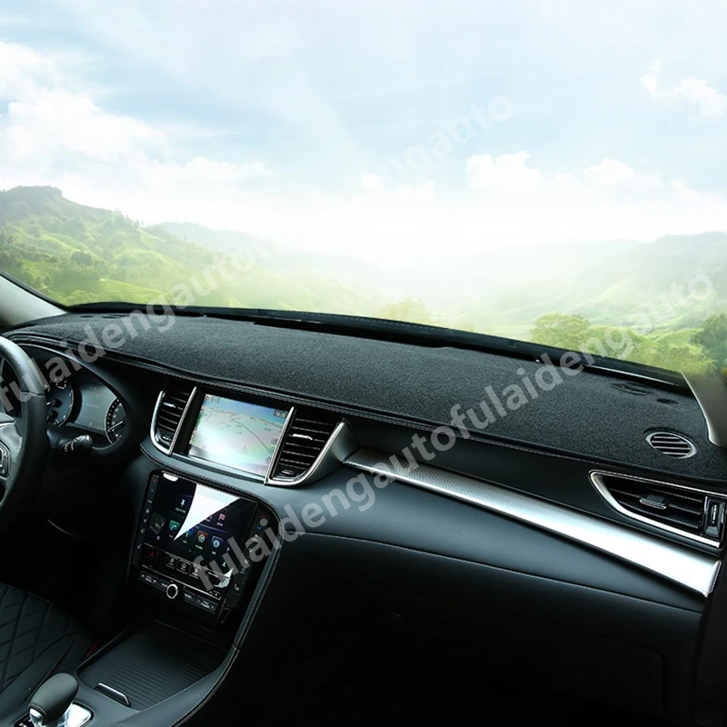 Для Infiniti QX50 внутренняя панель управления автомобилем коврик Нескользящая Солнцезащитная Накладка для машины коврик для автомобиля аксессуары
