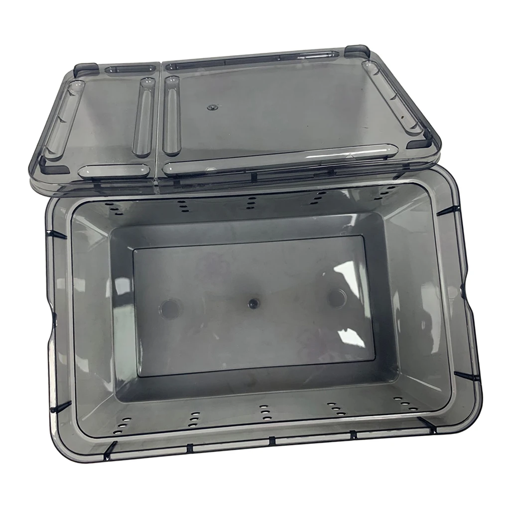 Reptile Feeding Box Turtle Hatching Breeding Tank For Lizards Turtle Snakes