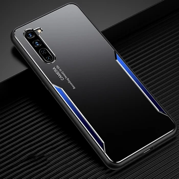 

Slim Drop Protection Case For OPPO Reno3 Pro Fundas Luxury Matte Aluminum Metal & TPU Frame Hard Case Cover For OPPO Reno 3/ Pro
