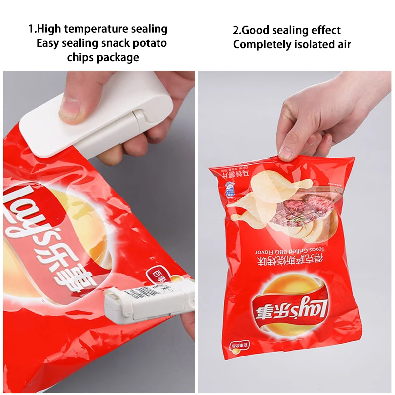Мини-цветная портативная бытовая электронная мини-термоуплотнительная Машина пластиковая пищевая сумка для закусок упаковочная затычка