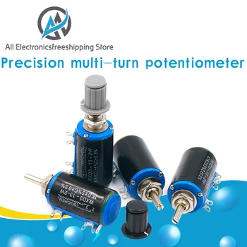 

WXD3-13-2W 100 200 220 470 680 R Ohm 1K 2.2K 3.3K 4.7K 5.6K 6.8K 10K 22K 33K 47K 100K Ohm Wirewound Potentiometer