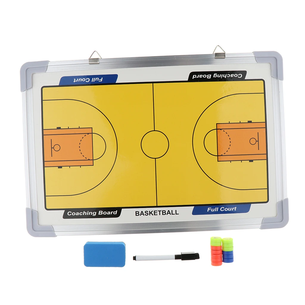 Aluminum Alloy Basketball Coaching Board Training Clipboard with Hook