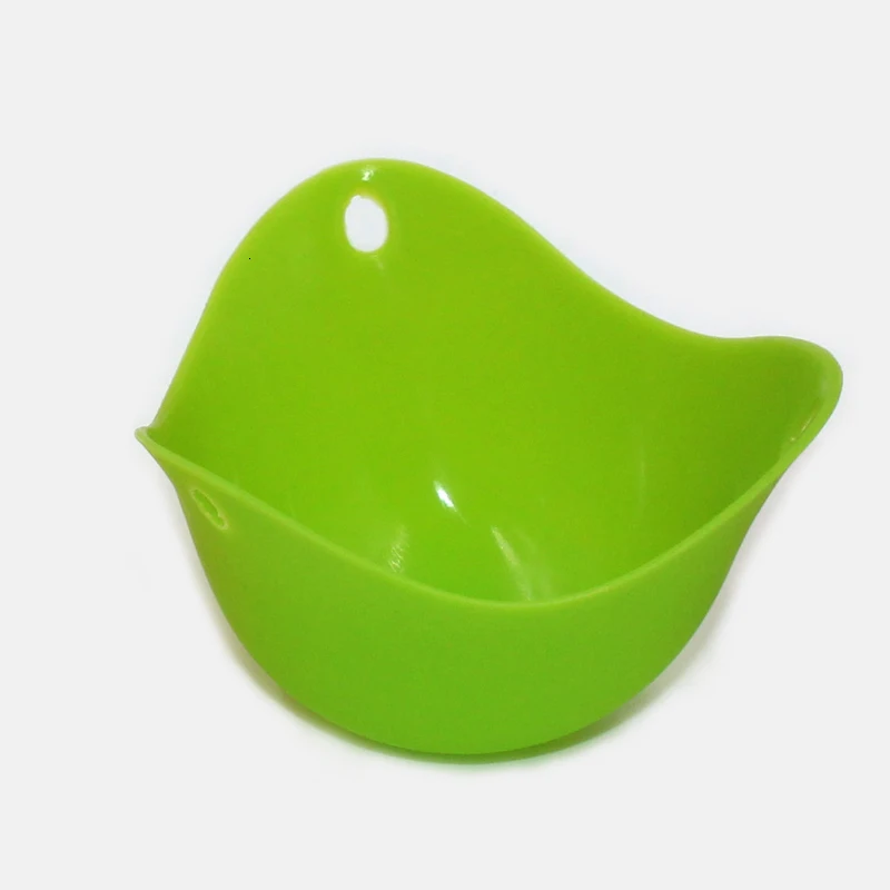 green Силиконовый инструмент для яиц, яиц, браконьеров, блинов, яиц, ложек, сделай сам, посуда для выпечки, яичный котел, кухонная посуда, аксессуары для чая, вечерние - Цвет: green