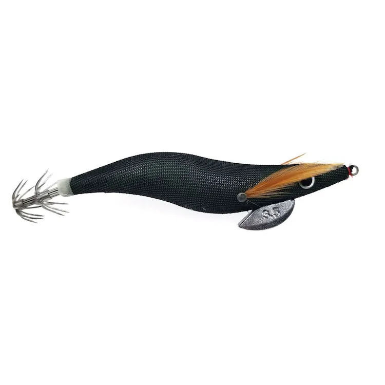 1Pcs Luminous Squid Jigs 2.5# 3.0# 3.5# Glow Wood Shrimp with Octopus Squid Jig Hooks Cuttlefish Fishing Lure