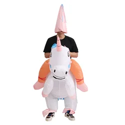 Disfraz de unicornio para fiesta de Navidad, accesorios de Cosplay, sin batería, 1 unidad