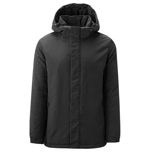 09Black Giordano мужской зимний пуховик с капюшоном, и застежкой на молнии, выполнен в нескольких цветовых решениях - Цвет: 09Black