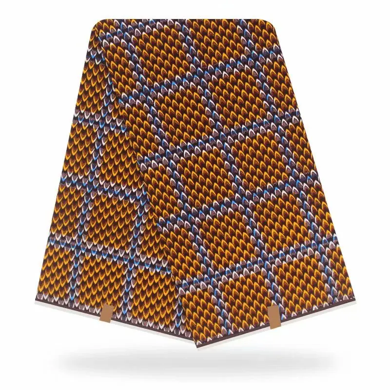 Нигерийская настоящая вощеная ткань Анкара конго африканский текстиль хлопок восковая ткань высокого качества с оптовой ценой