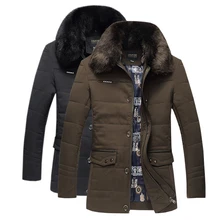 Высокое качество, новые зимние мужские куртки, куртки и пальто, повседневные теплые куртки, мужские толстые ветрозащитные Модные мужские парки с карманами, пальто
