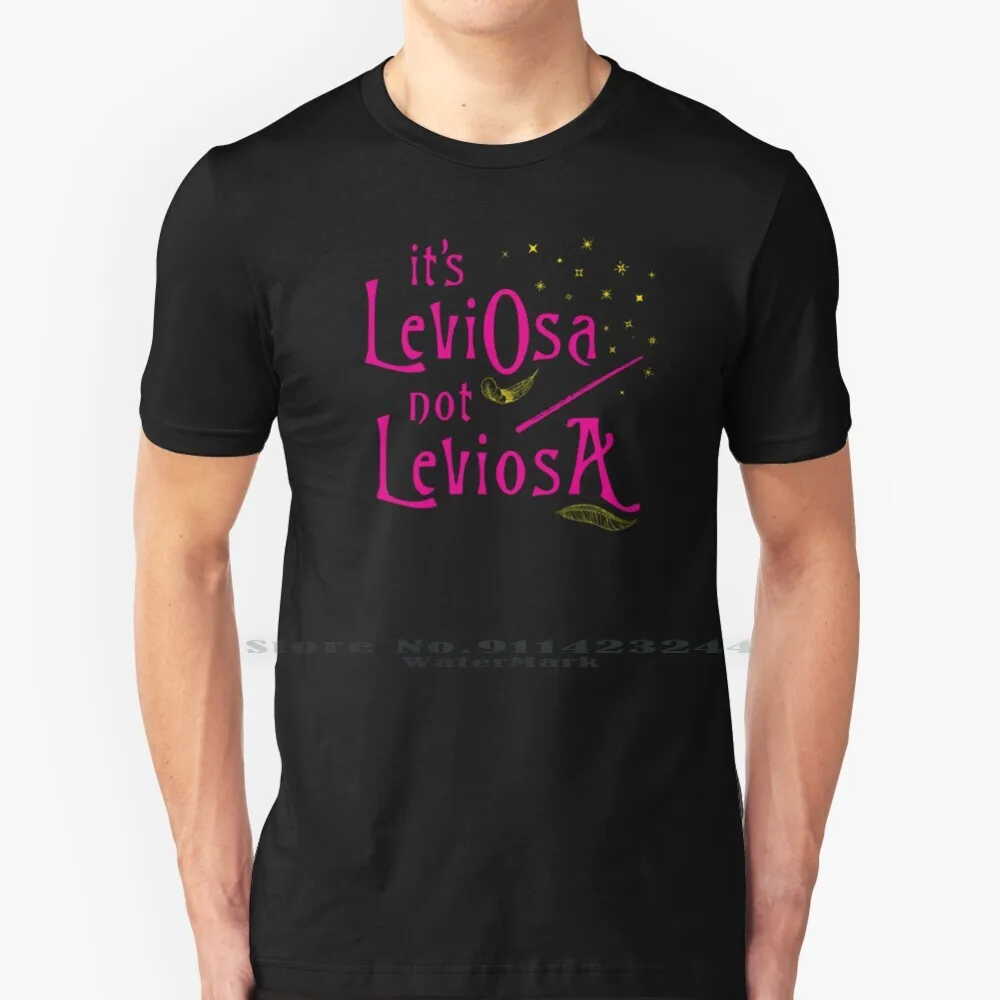 It'S Leviosa Not Leviosa T Shirt Cotton 6Xl Hermione Granger Hogwards Potter Girl Potter Quote Wingardium Leviosa Potter