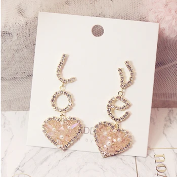 

Japanese and Korean fashion temperament Personality earrings long tassel cold wind super fairy earrings wild simple earrings