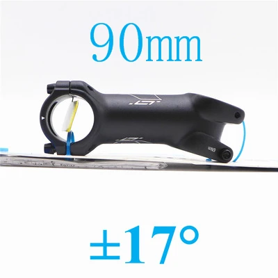 Shiamno PRO LT дорожный велосипед сплав стержень 6/17/35 градусов 1-1/8 ''31,8 мм 60/70/80/90/100/110/120 мм велосипедный вынос руля Запчасти - Цвет: 17 degree 90mm