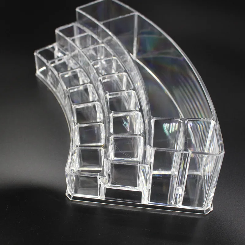  Acrylic Organizations Lipstick Holder Storage Box Makeup Organizer Cosmetics Box Crystal Lipstick O