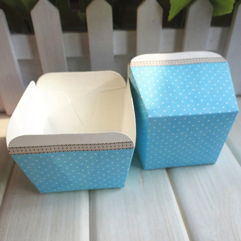 100 шт./компл. бумажные стаканчики для кексов кружки торта коробки мороженого