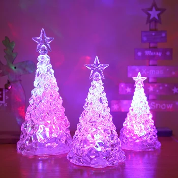 

Color Changing LED Christmas Tree Battery Operated and Portable for Dining Table Centerpieces Mantle YU-Home