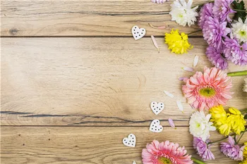 

SHUOZHIKE Vinyl Custom Valentine day Photography Backdrops Prop Floral Rose heart theme Photo Studio Background T191216-05