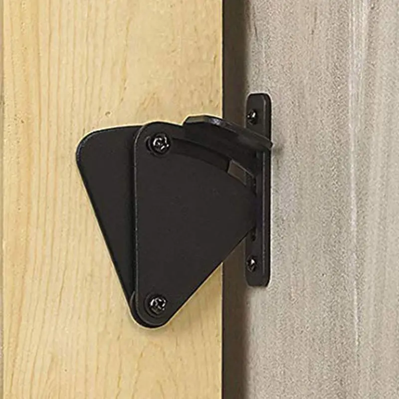 900A Sliding Barn Door Latch Lock Work for Pocket Doors Garage and Shed Wood Gates | Обустройство дома