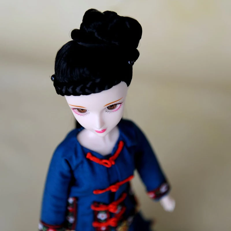 1 шт. очаровательные Куклы тело 1/6 куклы голова с макияжем 3D глаза голова длинный парик волосы куклы аксессуары Игрушки для девочек
