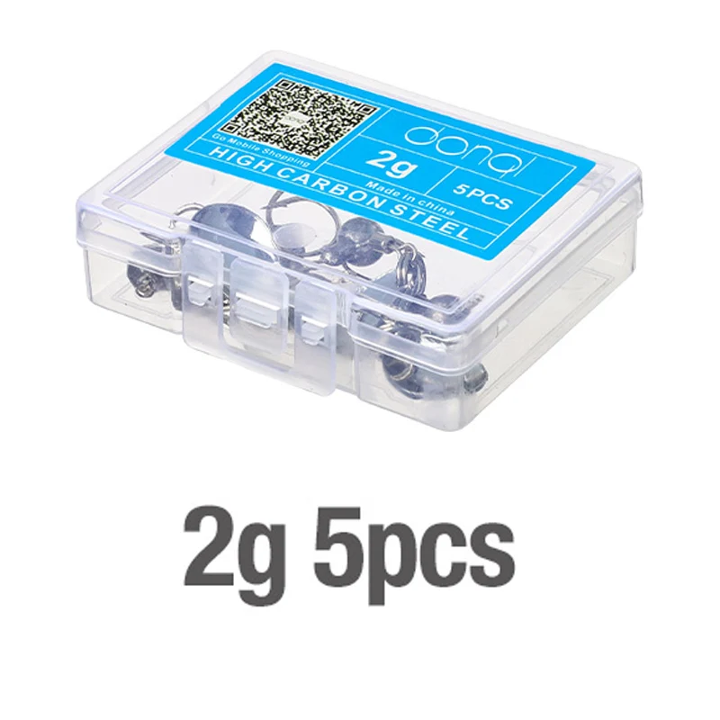 2g DONQL 5 шт./кор. Lead Jig Head бронзовых морских рыболовных крючков металлическая блесна, приманка, блестки привести Вес 2g 4g рыболовный крючок для мягкие приманки рыболовные инструменты - Цвет: 2g