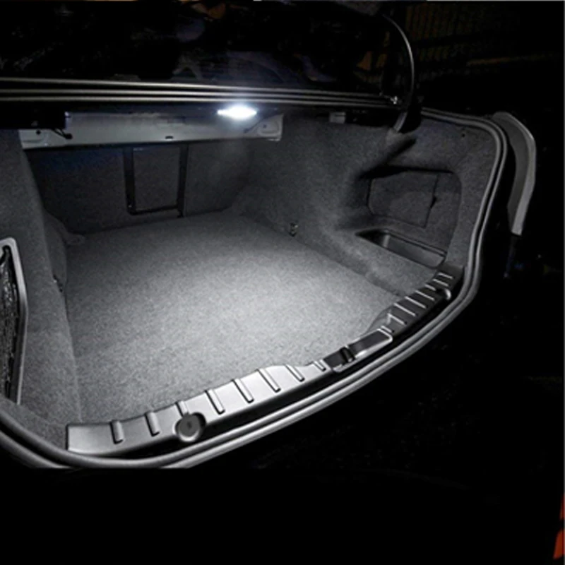 1 шт. без ошибка водить автомобиль освещение багажника для VW GOLF 4/5/6 багажник подсветка багажника 12V 6000K белый CANBUS для Volkswagen Jetta Passat Polo
