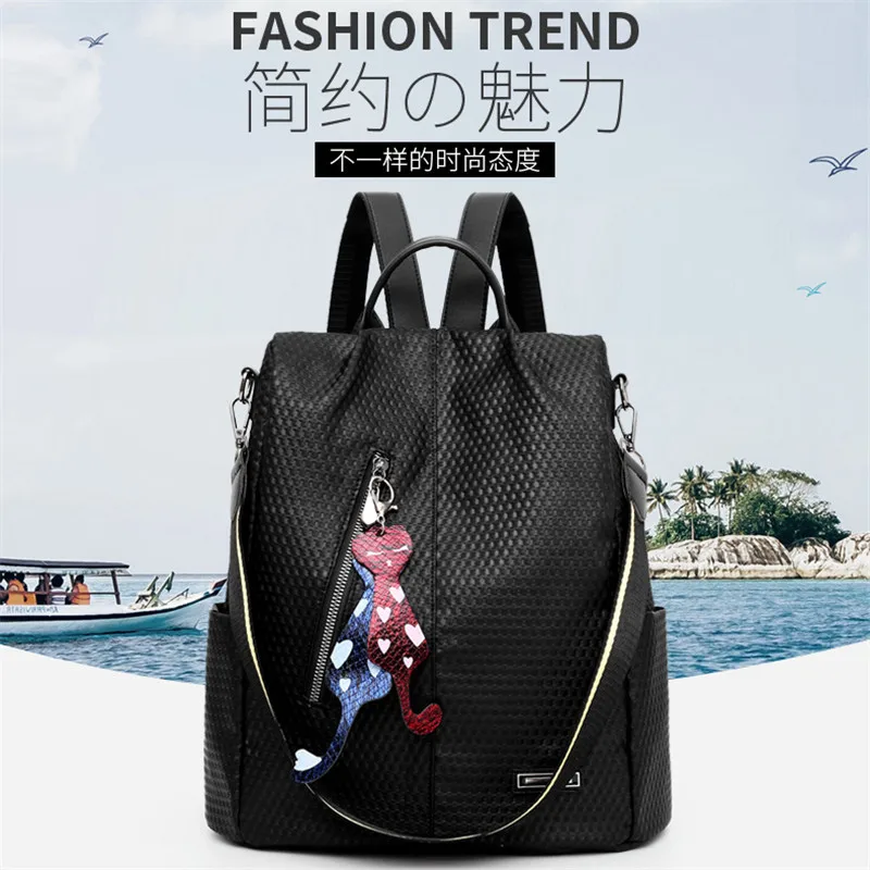 

Oxford Cloth Backpack Women's 2019 New Style Fashion Korean-style School Bag Anti-Theft Versitile Fashion Women's Travel Bag Bac