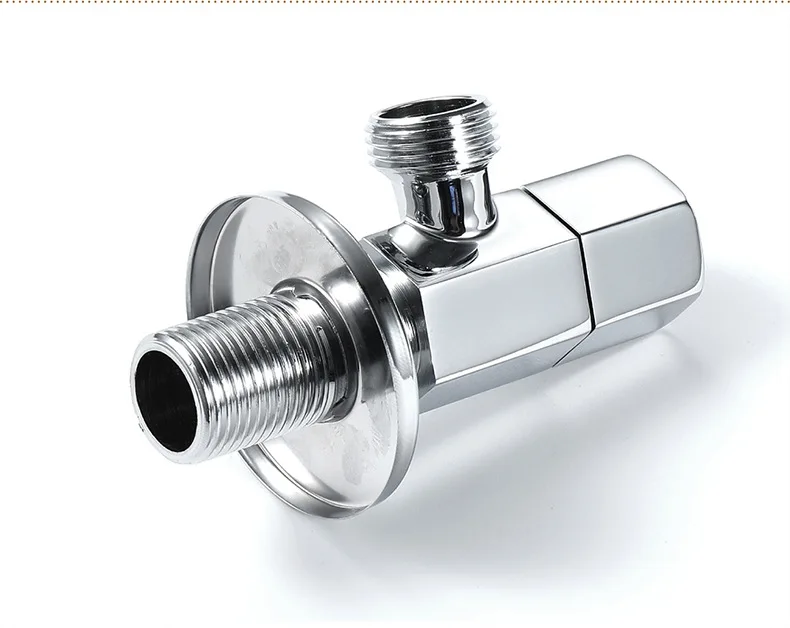 Hideep Copper Chrome liu jiao fa One-in Angle Valve Extended Edition Angle Valve Manufacturers Direct Selling HIJF018