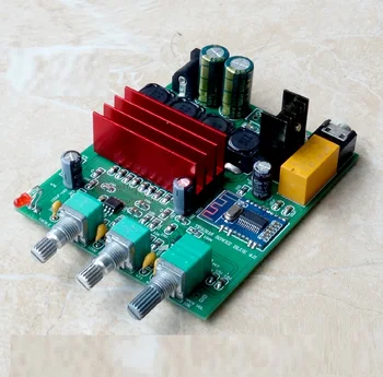 

Free shipping DP3 TPA3116D2 2.0 Digital power amplifier plate 50W*2 Bluetooth 4.2