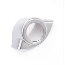 Для Alfa Romeo Giulia Stelvio ABS Матовый Хром Интерьер запуск двигателя Стоп крышка отделка автомобильные аксессуары для LHD