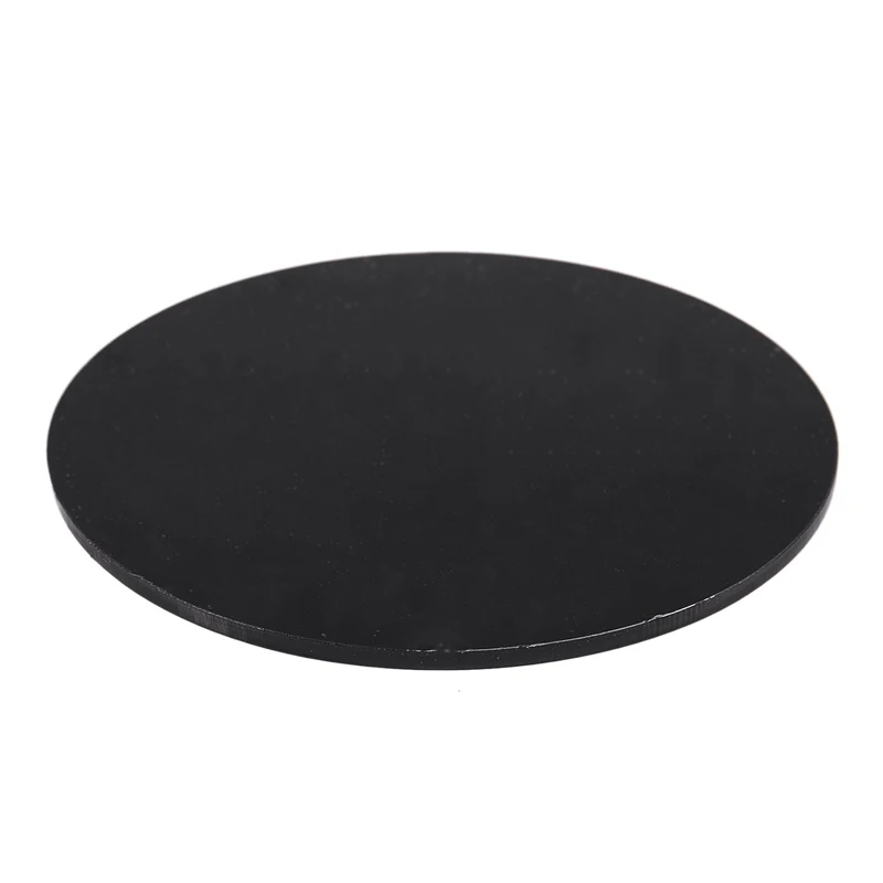 Black 3mm Acrylic Plastic Circular Plate Laser Cutting Round Mirror