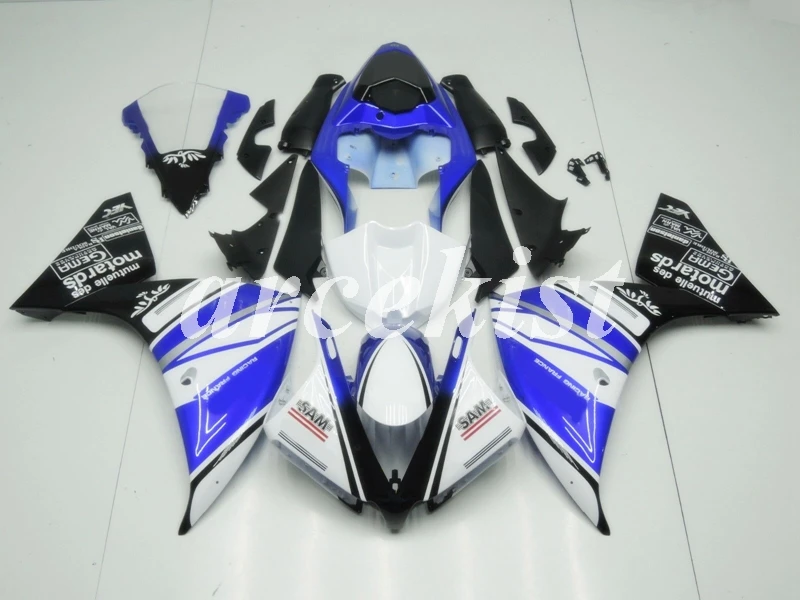 Инъекции Новый ABS Обтекатели комплект подходит для YAMAHA YZF-R1 R1 2009 2010 2011 2012 2013 2014 YZF1000
