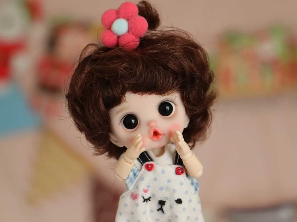 OB11 кукла Кастомизация кукла 1/8 BJD куклы OB DIY полимерная глина 20191217