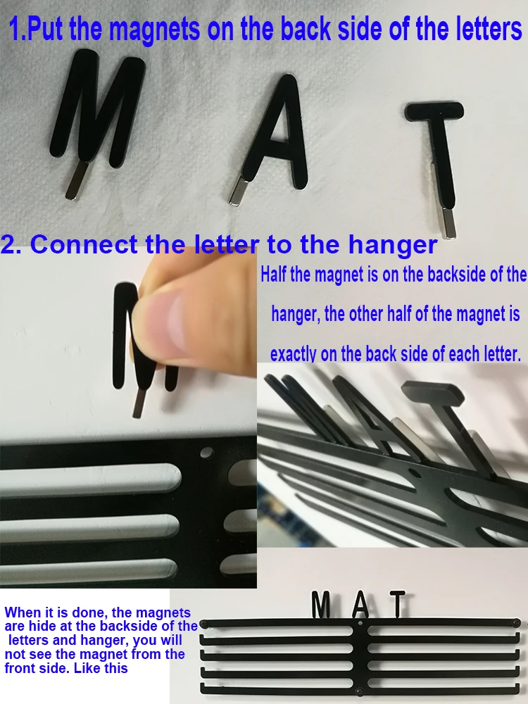 custom text assembling