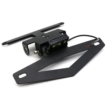 

Motorcycle Rear License Registration Plate Tail Frame Holder Bracket Modified with Led Light for Benelli 752S