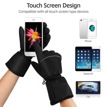 

1 Pair Battery Powered Electric Heated Gloves Fashion Indoor Outdoor Skiing Motorcycle Winter Warmer Heating Gloves